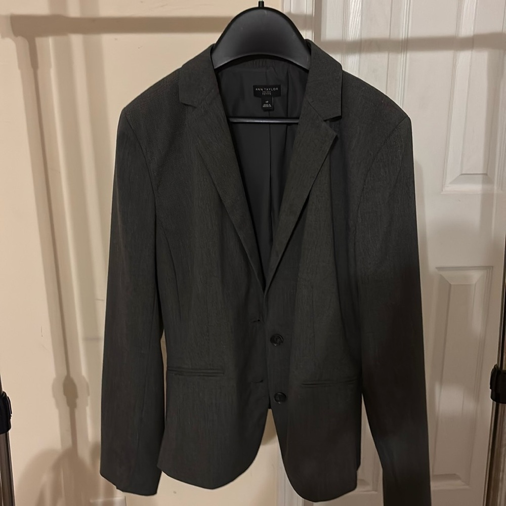 Gray blazer